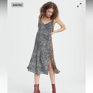 rag & bone leopard print silk dress